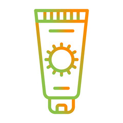 Sunscreen Vector Icon