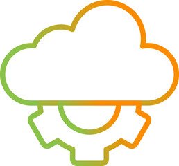 Cloud API Vector Icon