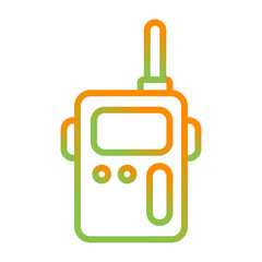 Emergency radio Vector Icon