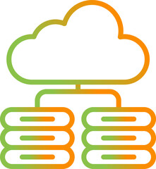 Web Hosting Vector Icon