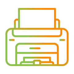 Laser Printer Vector Icon