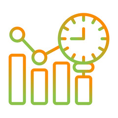 Sales Forecasting Vector Icon