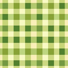 Seamless green and yellow checkered pattern background. Ideal for fabric, upholstery, decor projects, or digital design.