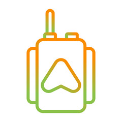 Handheld GPS Vector Icon