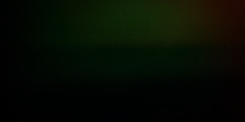 Abstract gradient background with smooth transitions from dark green to black and hints of red hues. Ideal for modern designs, technology themes, and creative projects needing vibrant backdrop