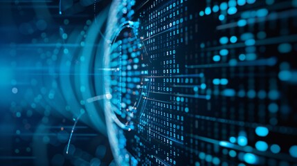 Obraz premium logistical concept - future technology background with connection lines