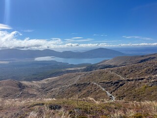 Tongariro Alpine Crossing, Tongariro National Park, North Island of New Zealand