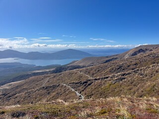 Tongariro Alpine Crossing, Tongariro National Park, North Island of New Zealand