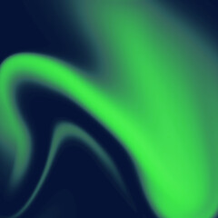 Green and black abstract wave background design, abstract green liquid background template, dark background smoky effect