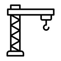 Crane Vector Icon