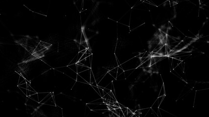 High-tech style background in black and white