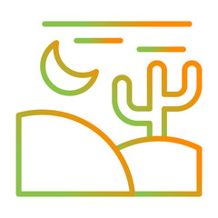 Desert Vector Icon