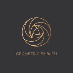 Geometric emblem