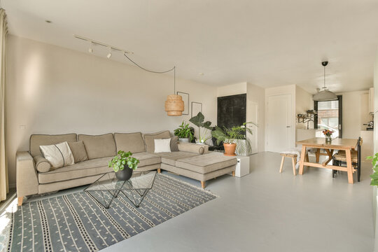 Modern living room with sleek furnishings at Jan Vrijmanstraat 98