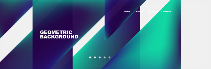 Triangle minimal web site page background design. Vector Illustration For Wallpaper, Banner, Background, Card, Book Illustration, landing page