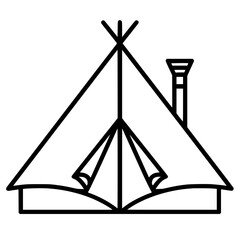 Tent Icon
