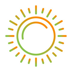 Sun Vector Icon