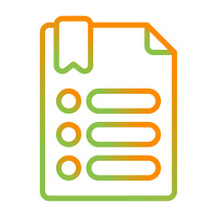 Obraz premium Bullet Points Vector Icon