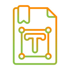 Text Box Vector Icon