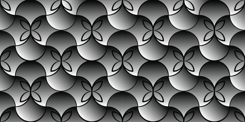 Fototapeta premium Seamless geometric pattern.Vector illustration.