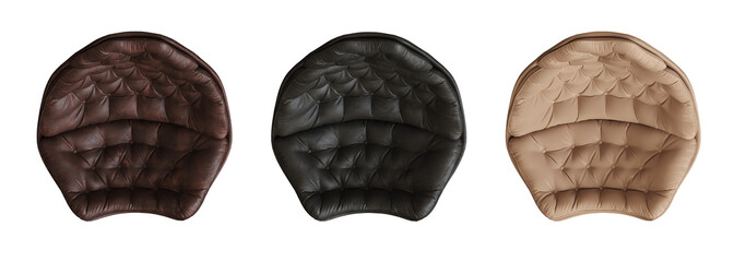 armchair isolated on white background, interior furniture, 3D illustration, cg render
