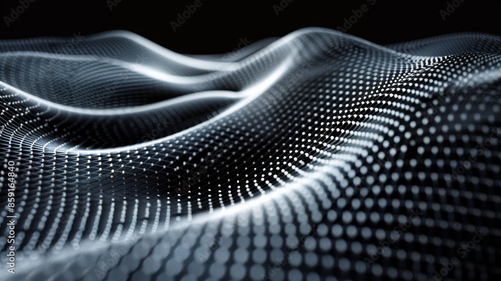 Poster abstract mesh geometric shape: a photo showcasing abstract mesh with geometric shapes