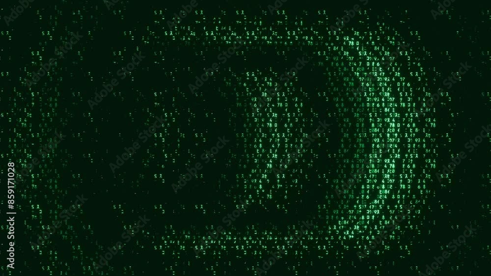 Poster retro-futuristic pixelate monitor synthwave style. retro cctv or vhs pixel wireframe. abstract digit