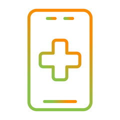 Fototapeta premium Medical App Vector Icon