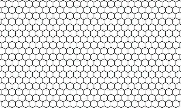 Hexagon pattern vector background with a seamless grid texture.