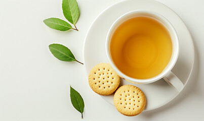 Flavorful Tea and Delicious Cookies
