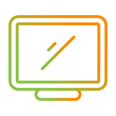 Desktop Computer Vector Icon