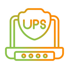 UPS Vector Icon