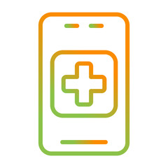 Obraz premium Medical App Vector Icon