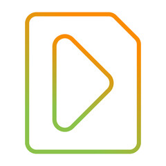Video File Vector Icon