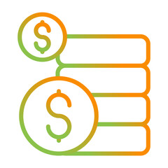 Coins Vector Icon