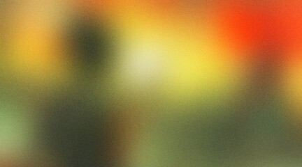 Grainy gradient background retro glowing color flow red green yellow backdrop noise texture abstract banner poster header design