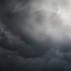 Abstract background with gradient of dark gray, medium gray, and light gray colors, wallpaper, backdrop