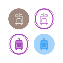 Coal Furnace Vector Icon