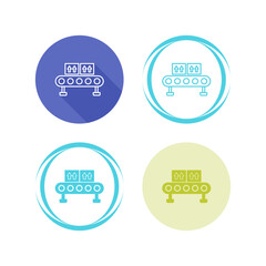 Assembly Line Vector Icon