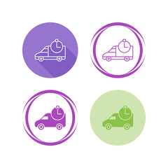 Time Based Delivery Vector Icon
