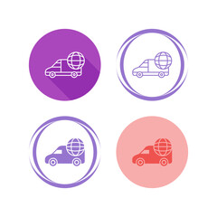 Global Delivery Vector Icon