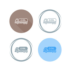 Tank Truck Vector Icon