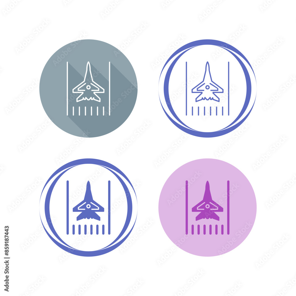 Wall mural airbase vector icon