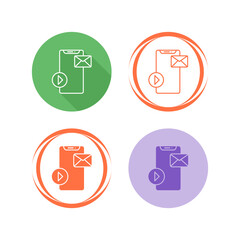 Mobile Marketing Vector Icon