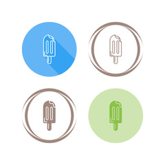 Popsicle Vector Icon