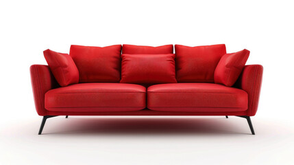 Sofa red 3D, photorealistic, white background, --ar 16:9 --style raw --stylize 50 Job ID:...