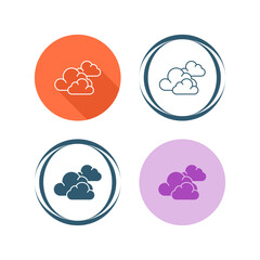Cloudy Vector Icon