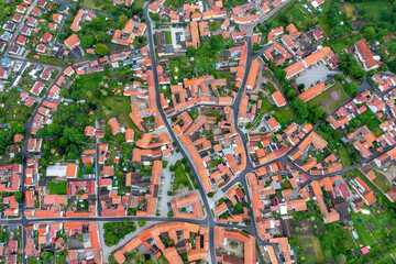 Fototapeta premium Mühlberg in Thüringen aus der Luft | Luftbilder von Mühlberg in Thüringen