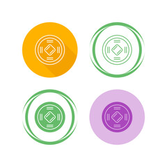 Lucky Coin Vector Icon