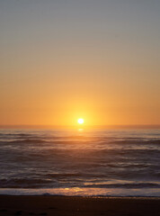 Fototapeta premium Sunset over the ocean in Oregon
